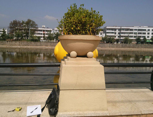 仿木的水泥制品